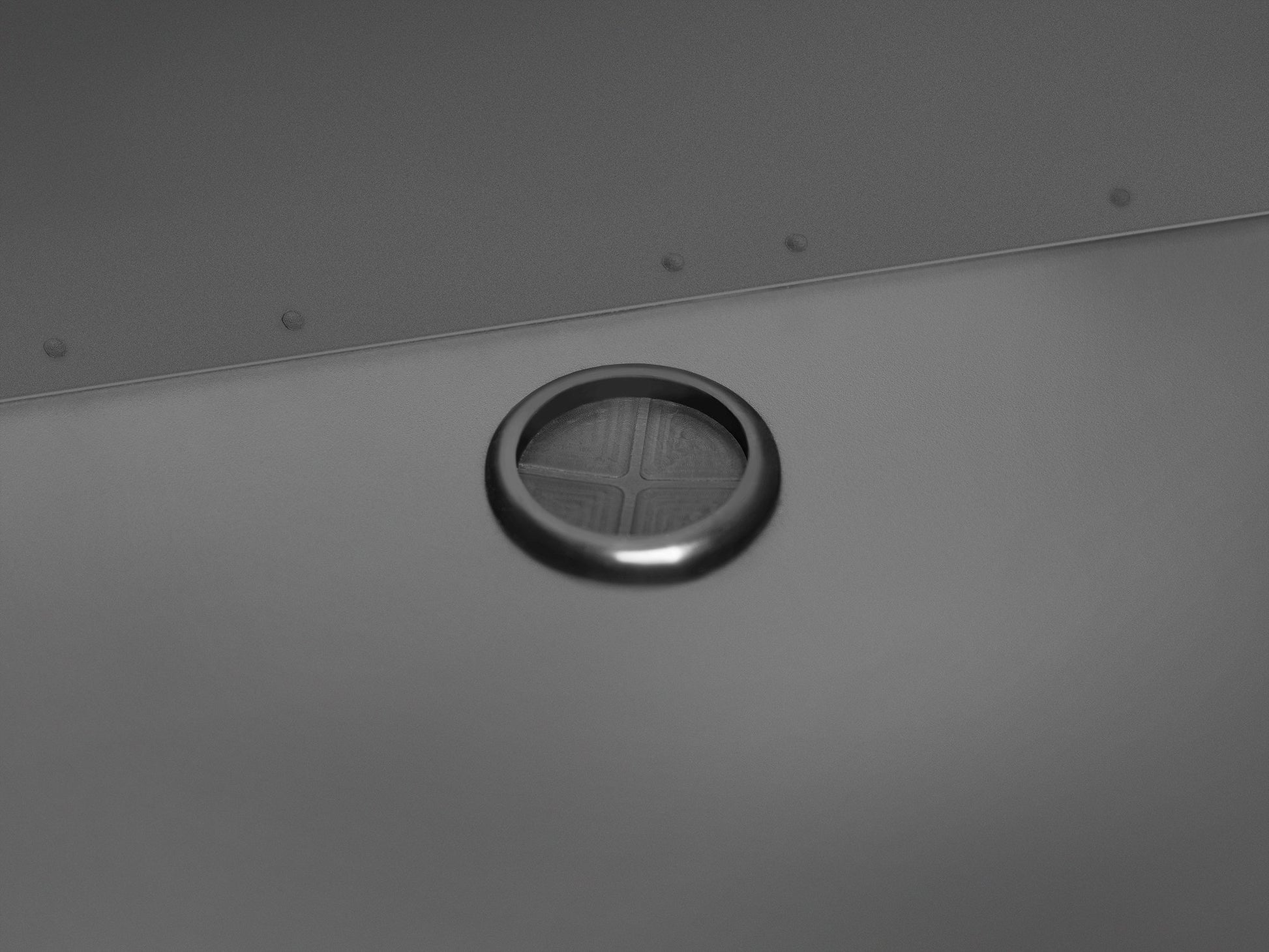 Gray Doors with Bamboo Top / LED Light Only