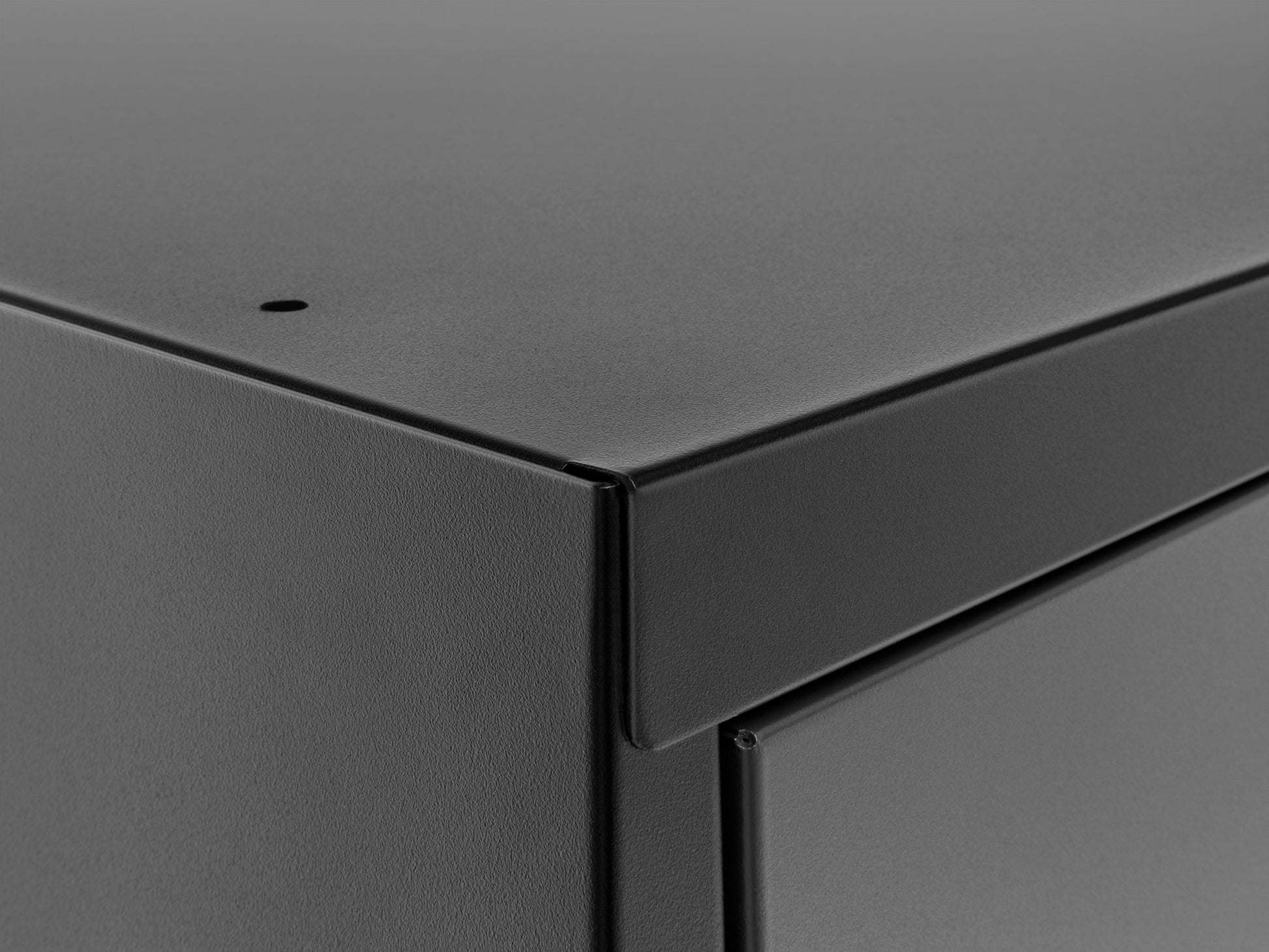 Gray Doors with Stainless Steel Top / None