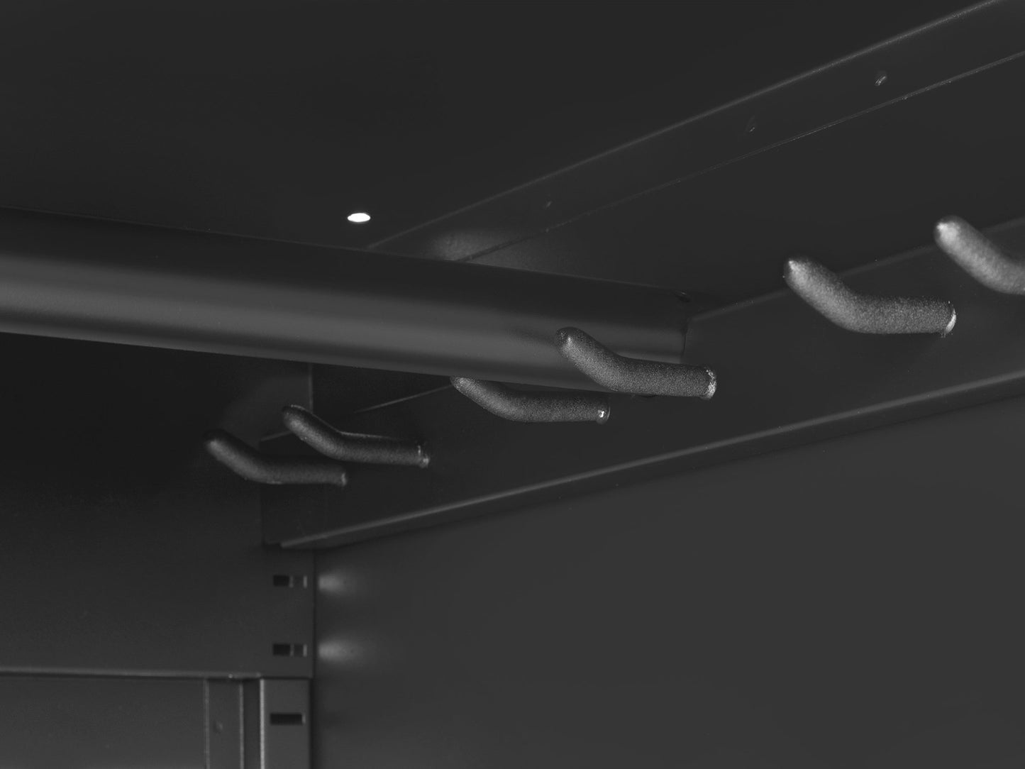 Gray Doors with Bamboo Top / LED Light Only