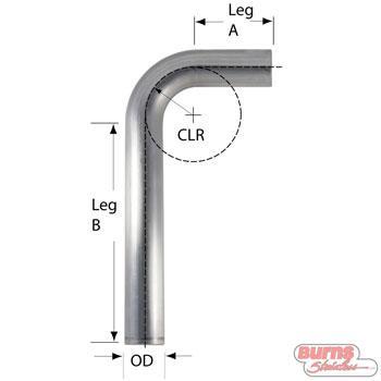 90 Degree Tubing Bends 304 L Stainless Steel