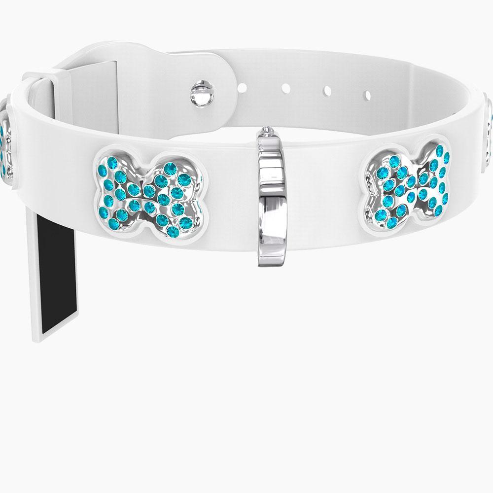 White Collars Swarovski