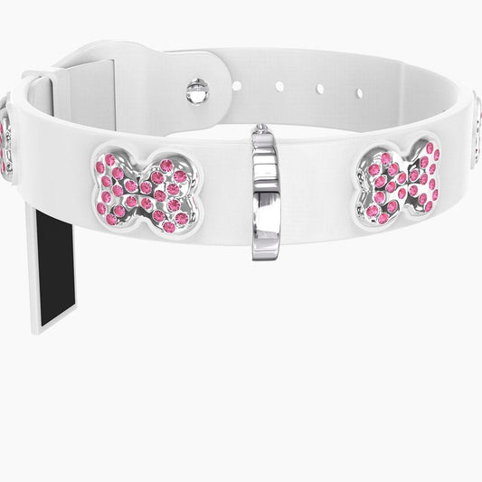 White Collars Swarovski